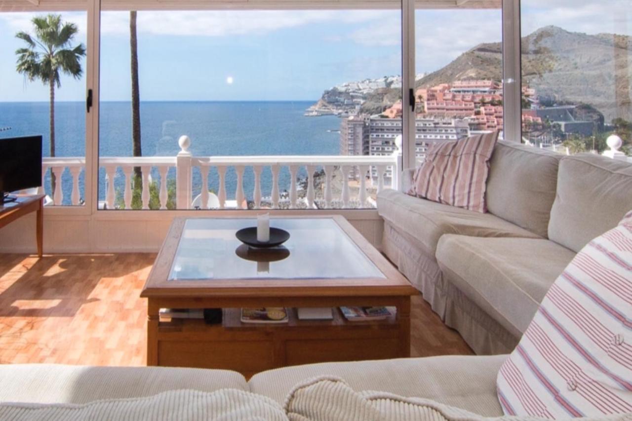 Sunset Balcony With Ocean Views Villa Mogán Dış mekan fotoğraf
